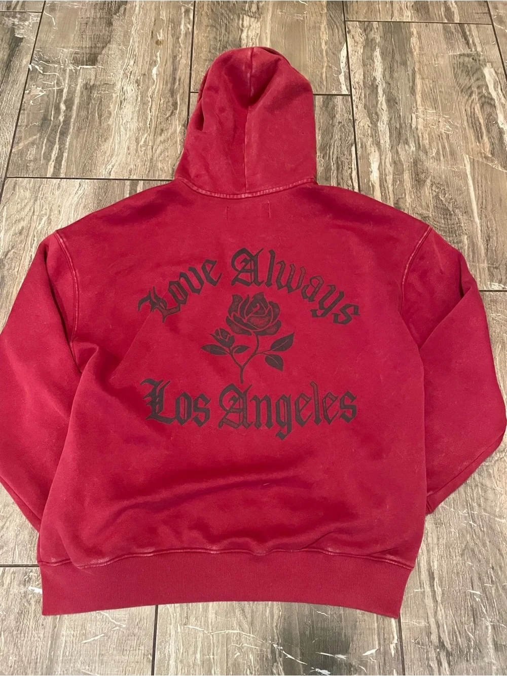 Hollister Red Cozy Boxy Hoodie